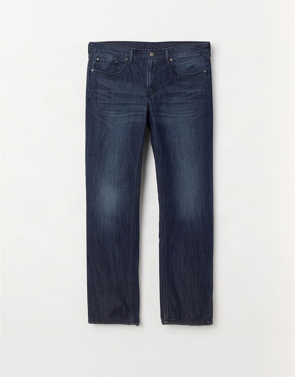 Męskie jeansy Levi's 559 o swobodnym kroju W34 L32 Granatowa bawełna