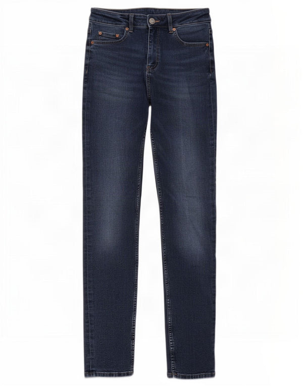 Marks & Spencer Damskie The Lily Slim Jeans UK 10 Małe W26 L29 Niebieskie