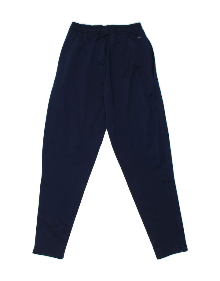 ADIDAS Mens Climalite Tracksuit Trousers XS Navy Blue Polyester Vintage Adidas and Second-Hand Adidas from Messina Hembry 