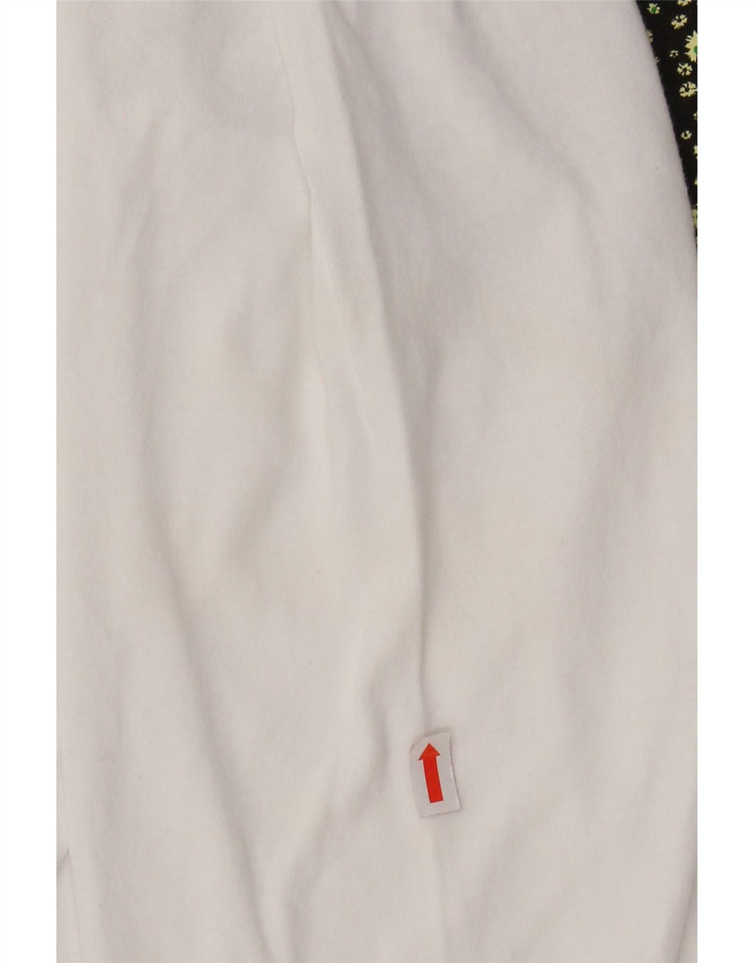 Męski, swobodny, graficzny top LEVI'S z długim rękawem, średniobiały, bawełniany