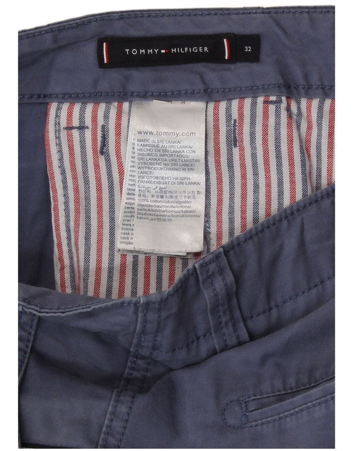 Męskie spodenki cargo Tommy Hilfiger W32 Średni niebieski, bawełniany