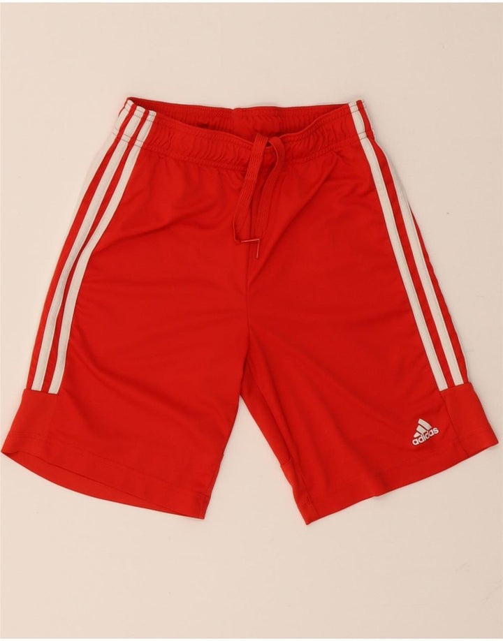 Chłopięce spodenki sportowe Adidas Aeroready 11-12 lat, czerwony poliester