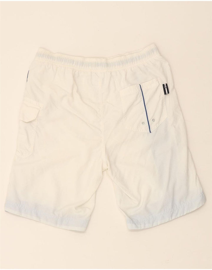 CHAMPION Mens Swimming Shorts Small White Colourblock Polyamide Vintage Champion and Second-Hand Champion from Messina Hembry 