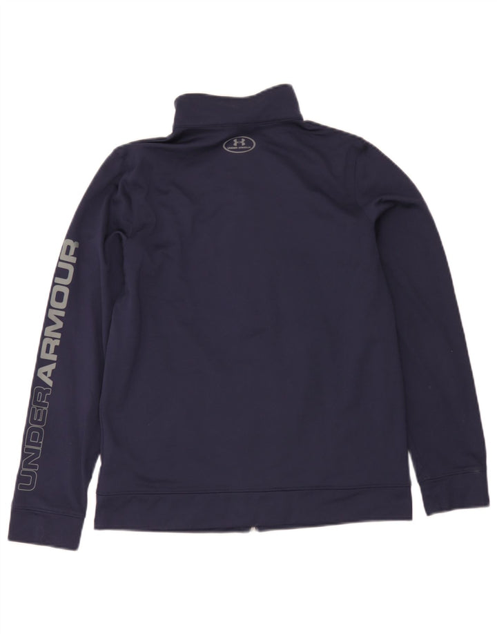 Kurtka chłopięca Under Armour dresowa, duża, 11-12 lat, granatowa