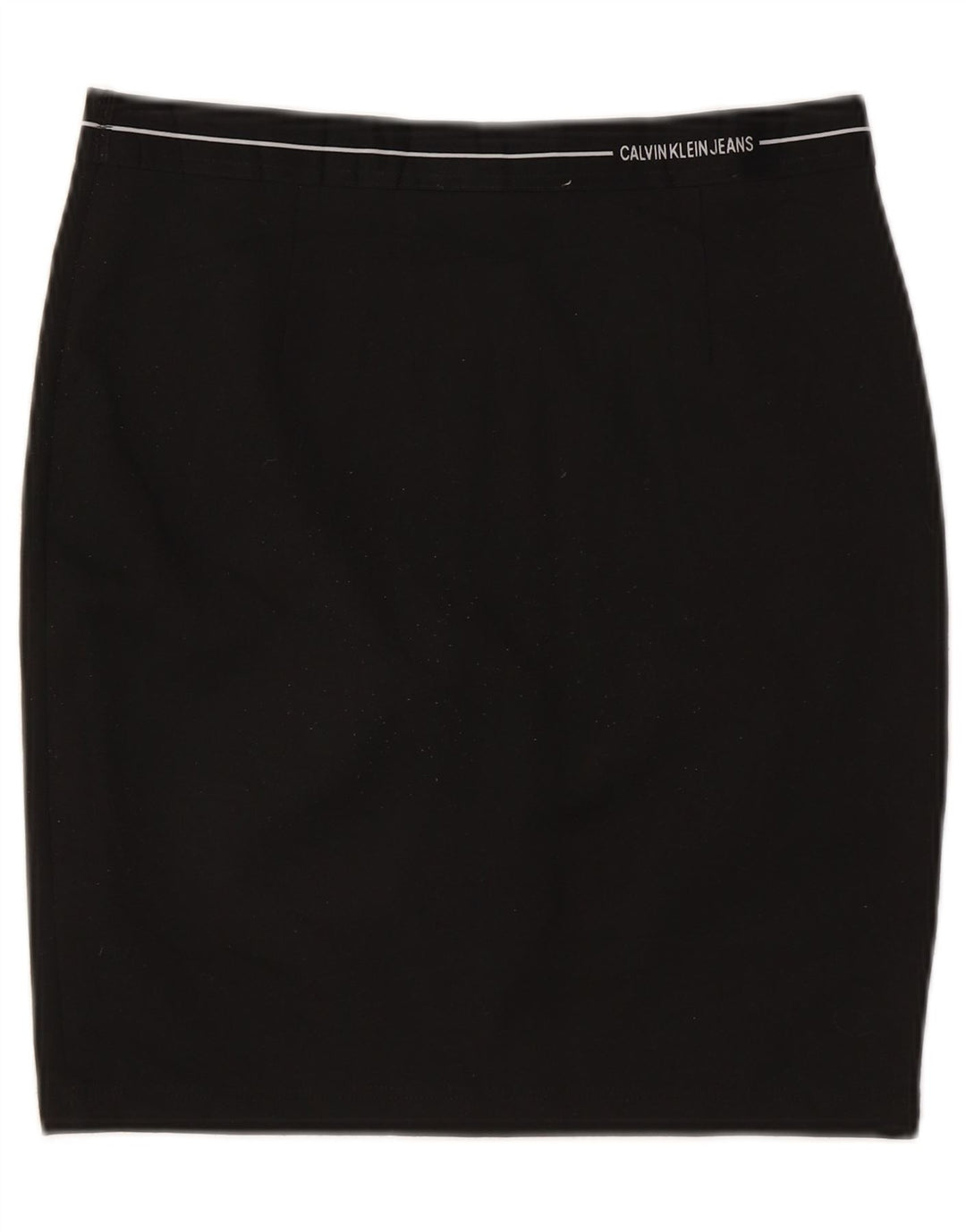 CALVIN KLEIN Damska spódnica ołówkowa duża W32 Czarny poliester