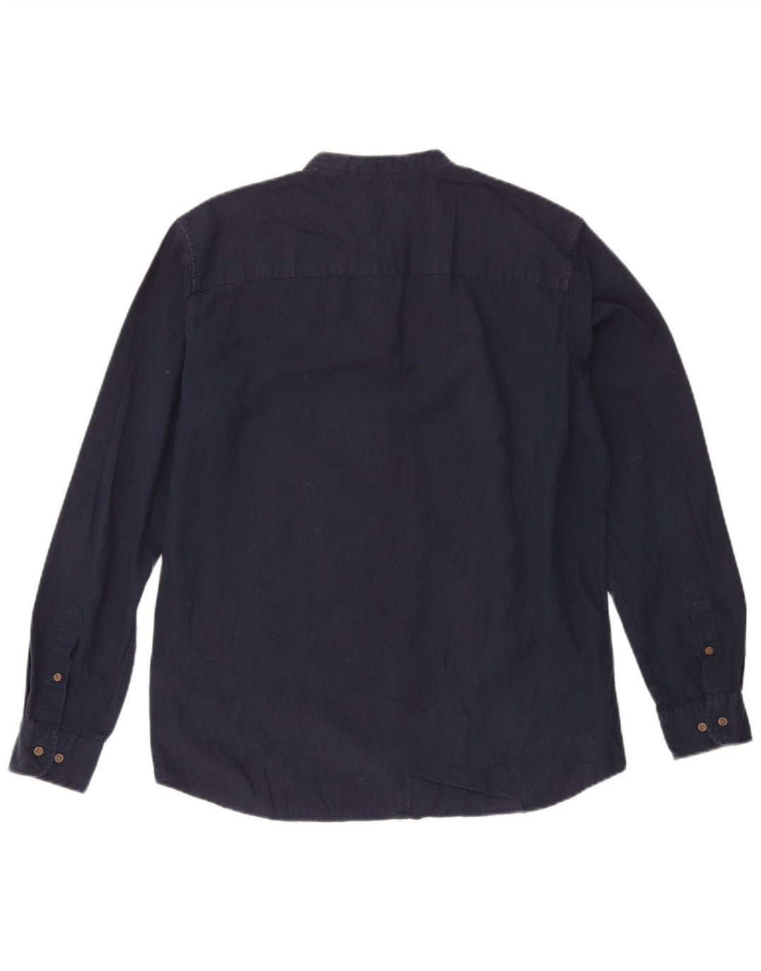 Męska koszula pulowerowa Jack & Jones o dopasowanym kroju, duża, granatowa, bawełniana