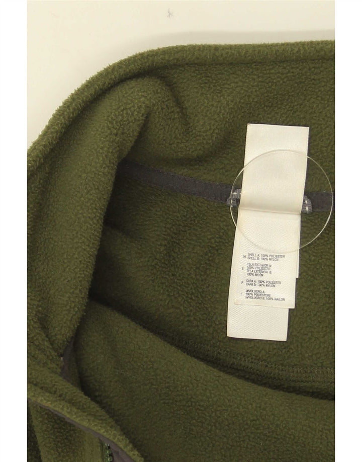 Męska kurtka polarowa The North Face UK 36, mała, zielona, poliestrowa