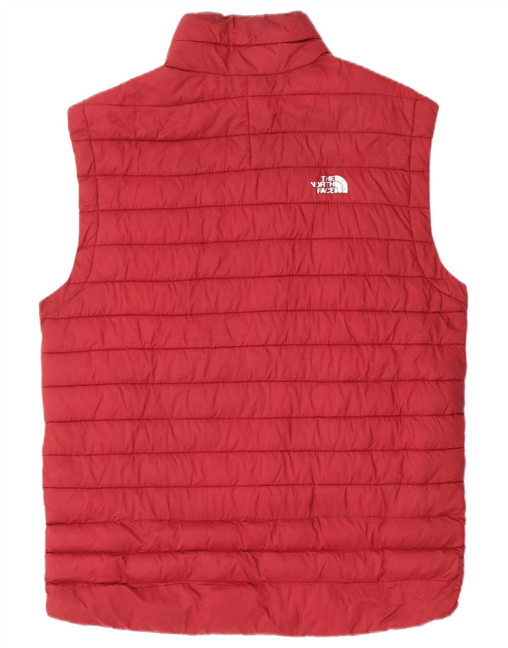 Męska wyściełana kamizelka The North Face UK 38, średni bordowy poliester