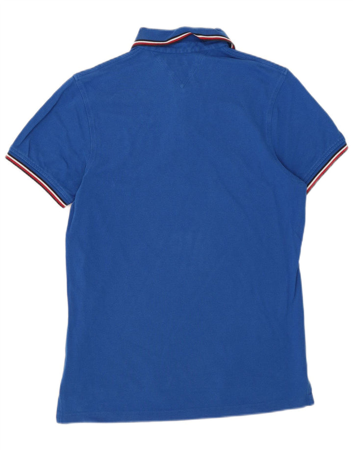 Męska koszulka polo Slim Fit Tommy Hilfiger w średnie niebieskie paski