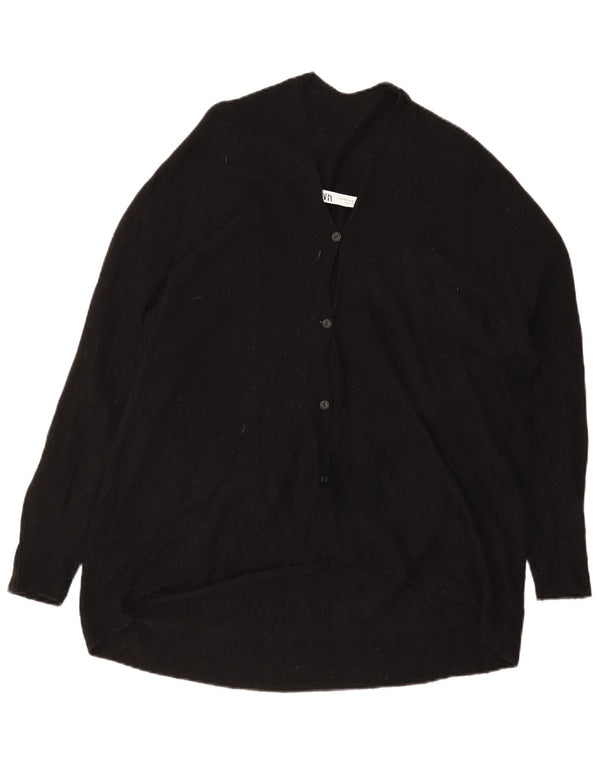 Damski sweter oversize Zara UK 10 Small Black Wełna