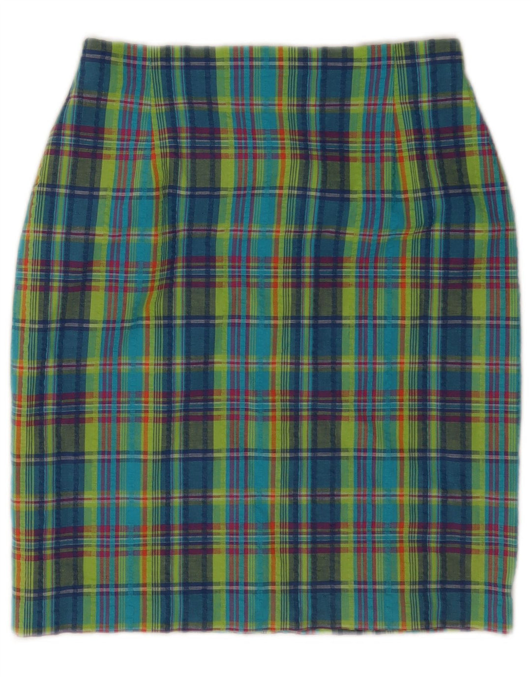 Marks & Spencer Damska spódnica ołówkowa UK 12 Medium W26 wielokolorowa kratka