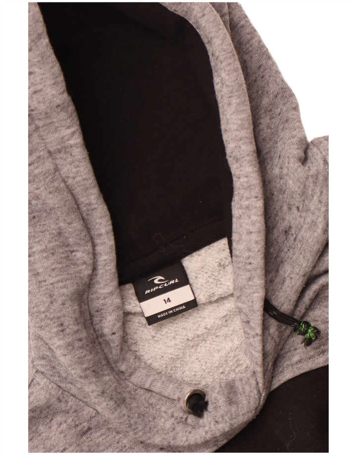 Chłopięcy sweter z kapturem Rip Curl z grafiką, 13-14 lat, kolor czarny