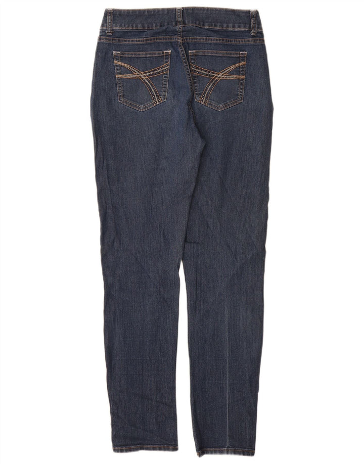 LEE Damskie jeansy rurkowe Riders ze średnim stanem US 6 Medium W26 L30 Niebieska bawełna