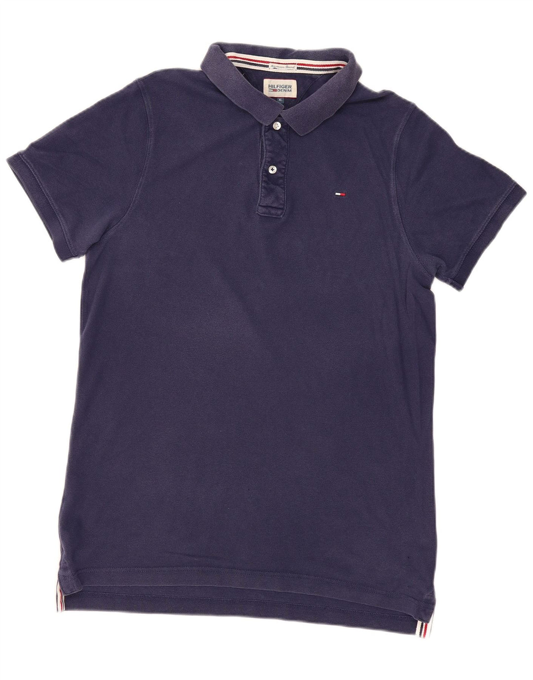 Męska koszulka polo TOMMY HILFIGER XL, granatowa, bawełniana