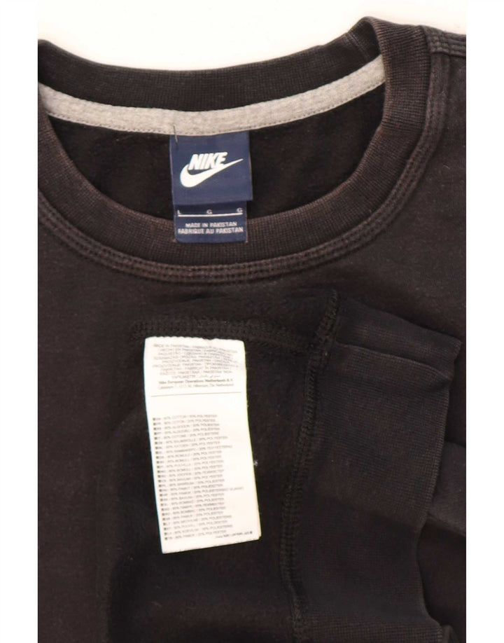 Bluza męska Nike, duża, czarna, bawełniana