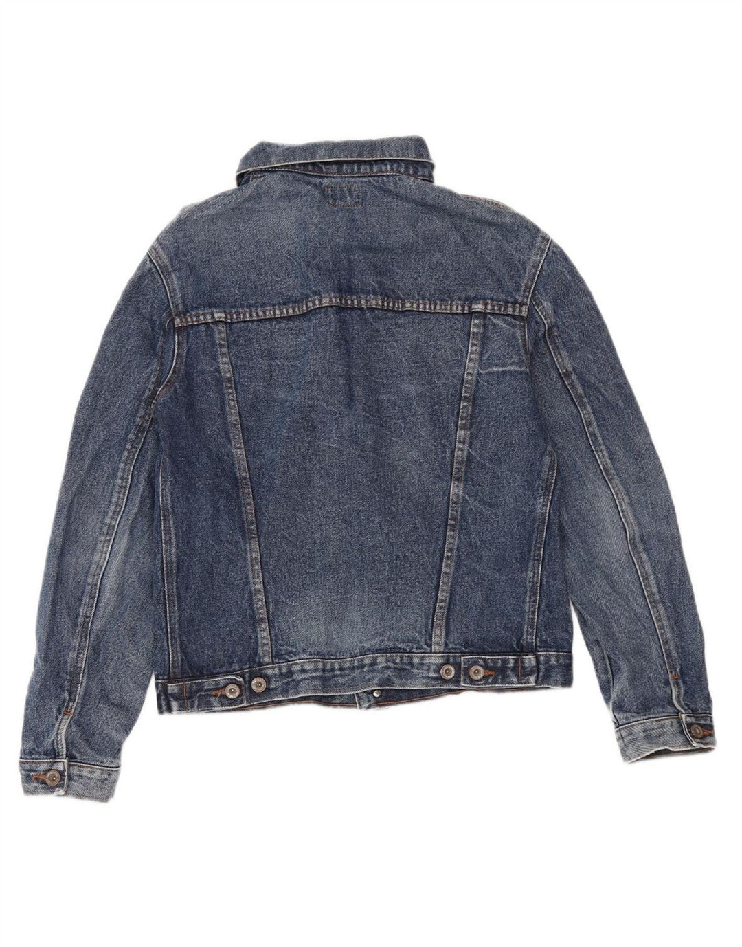 VINTAGE Mens Denim Jacket UK 38 Medium Blue