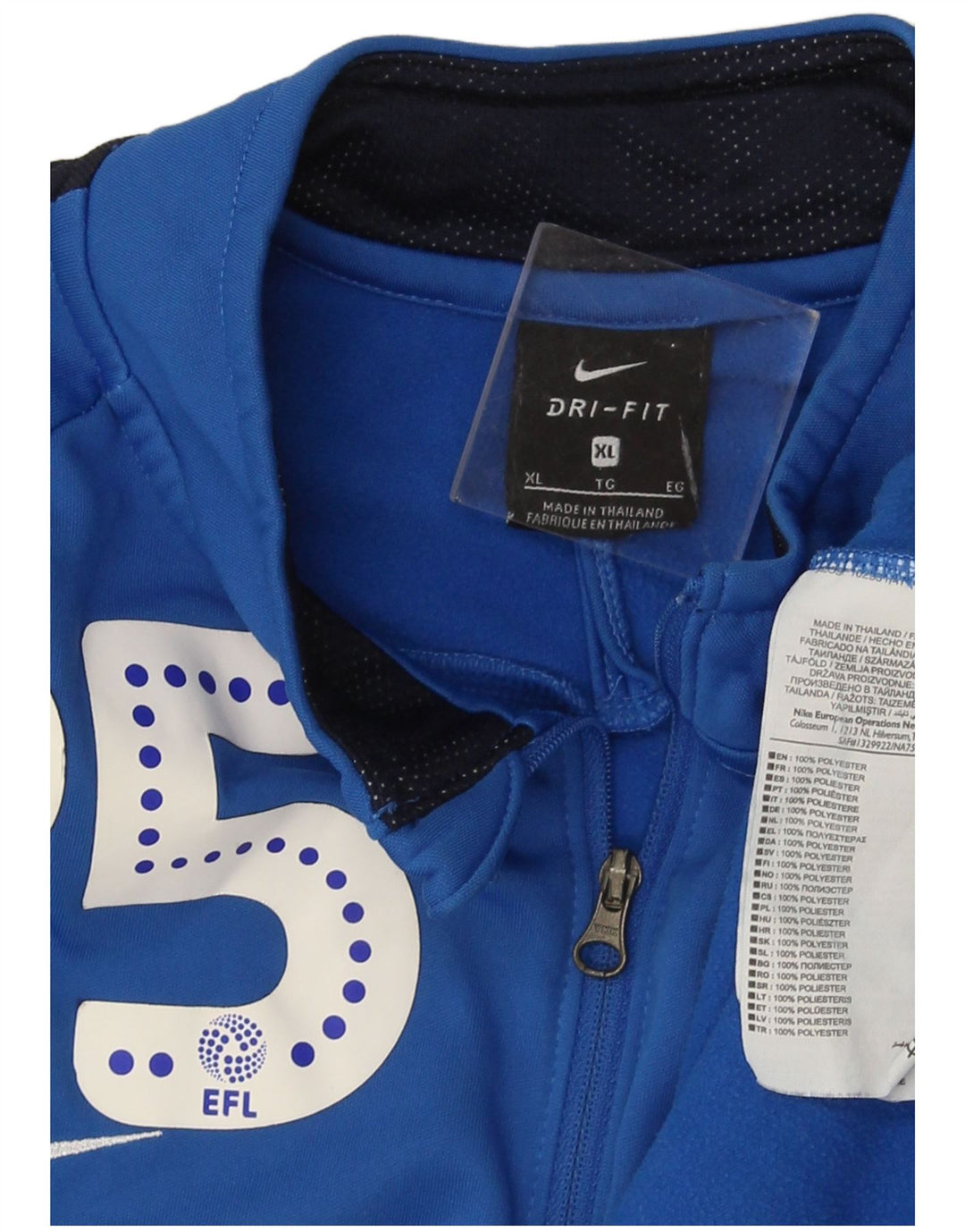 Męski dres Nike Dri Fit Graphic Pullover Top XL w kolorze niebieskim