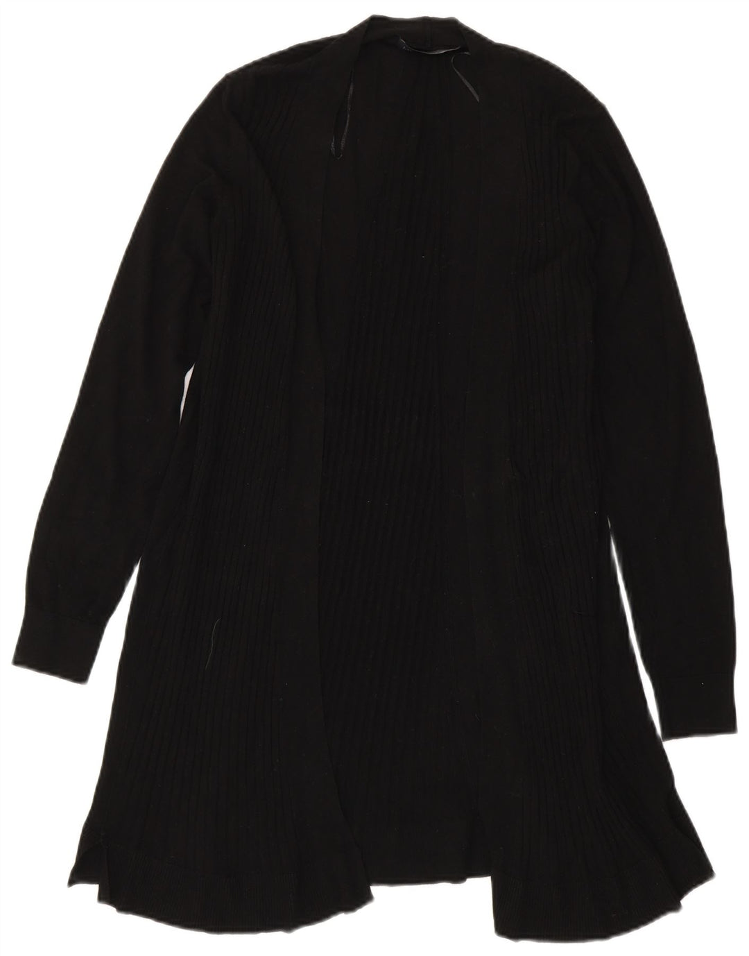 Marks & Spencer Damski sweter rozpinany o długim kroju, UK 14, średni czarny