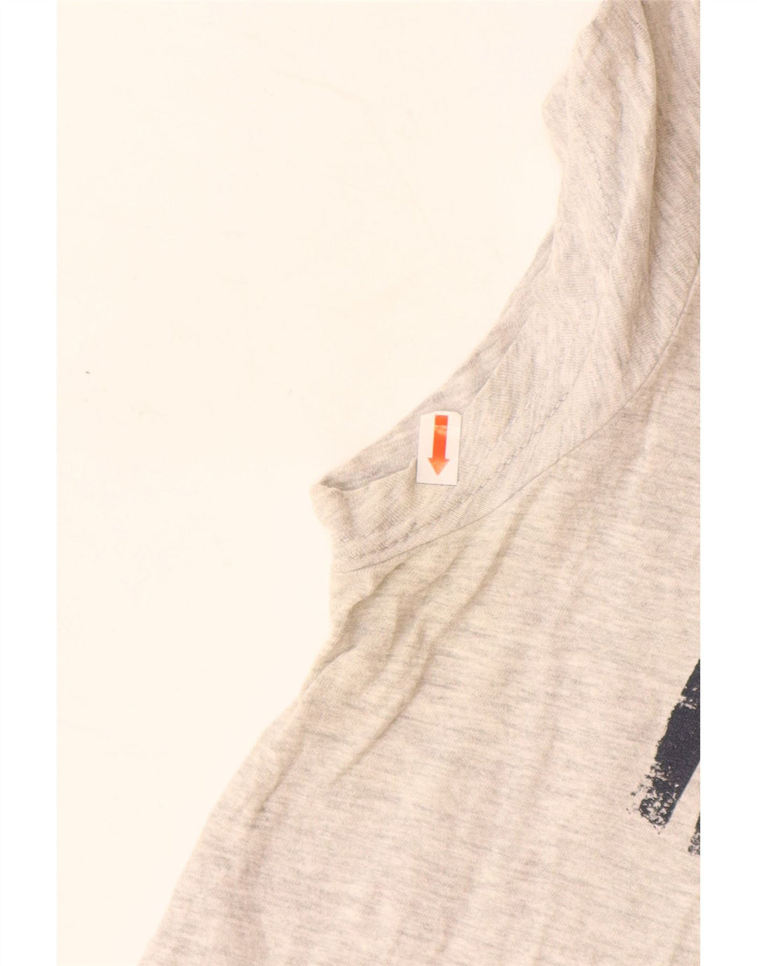 Damska koszulka z grafiką MUSTANG Top UK 6 XS Szara nakrapiana