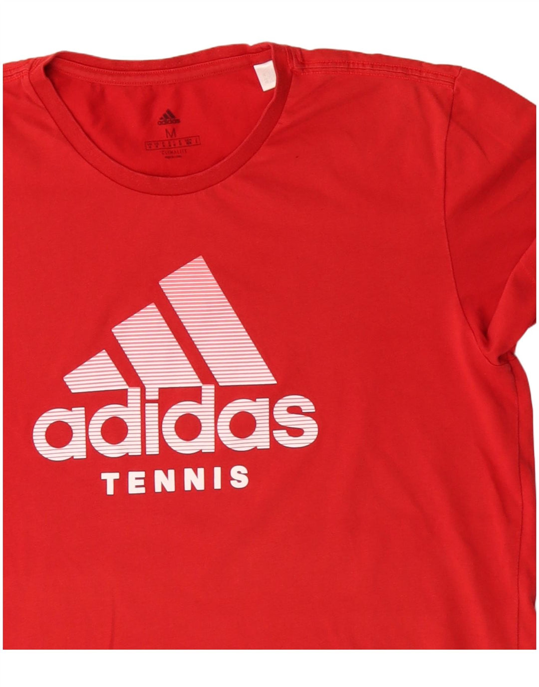 Męska koszulka Adidas Climalite Graphic Top Medium Red Cotton
