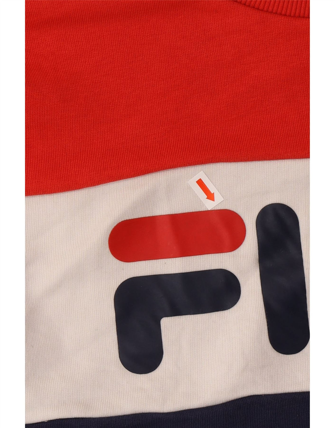 Damska bluza FILA z grafiką, UK 14, średni granat, blok kolorów