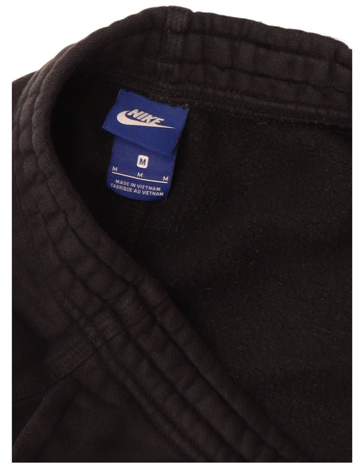 Męskie spodnie dresowe NIKE Joggery, średnia czarna bawełna