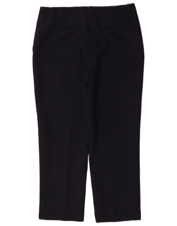 Spodnie damskie Marks & Spencer Straight Suit UK 16 Large W34 L29 Granatowe