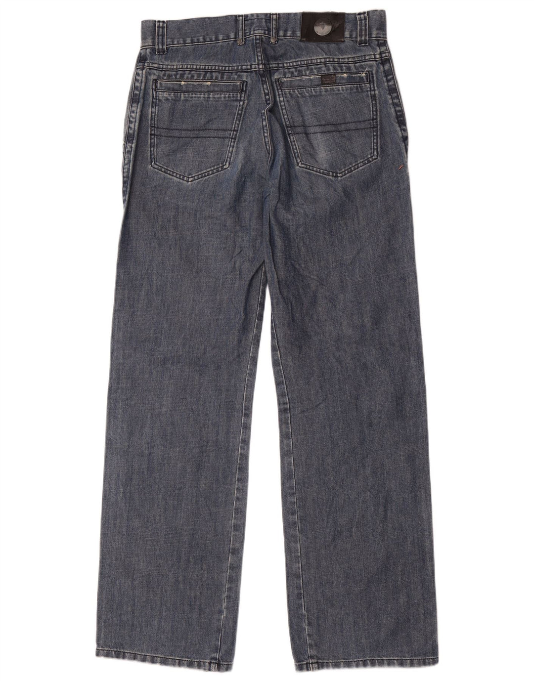 Męskie proste dżinsy Trussardi IT 48 Medium W32 L34 Niebieska bawełna