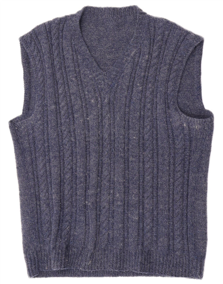 Podkoszulek męski w stylu vintage, kamizelka, średni granat