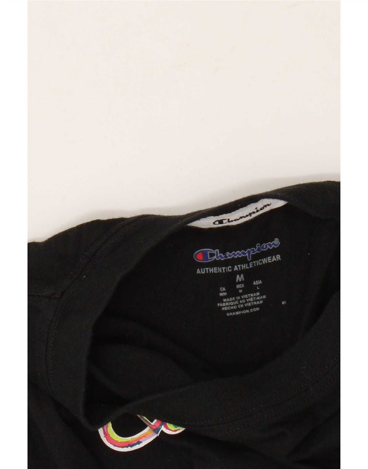 Damska koszulka graficzna Champion Top UK 12 Medium Black