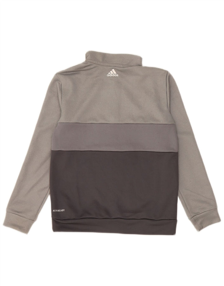 Chłopięca bluza ADIDAS Aeroready Graphic 9-10 lat, szara