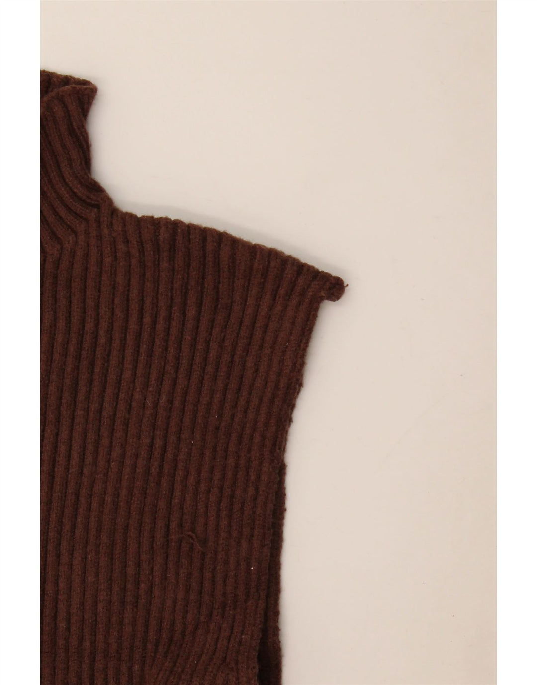 Damski krótki top Zara UK 8 Small Brown wiskoza
