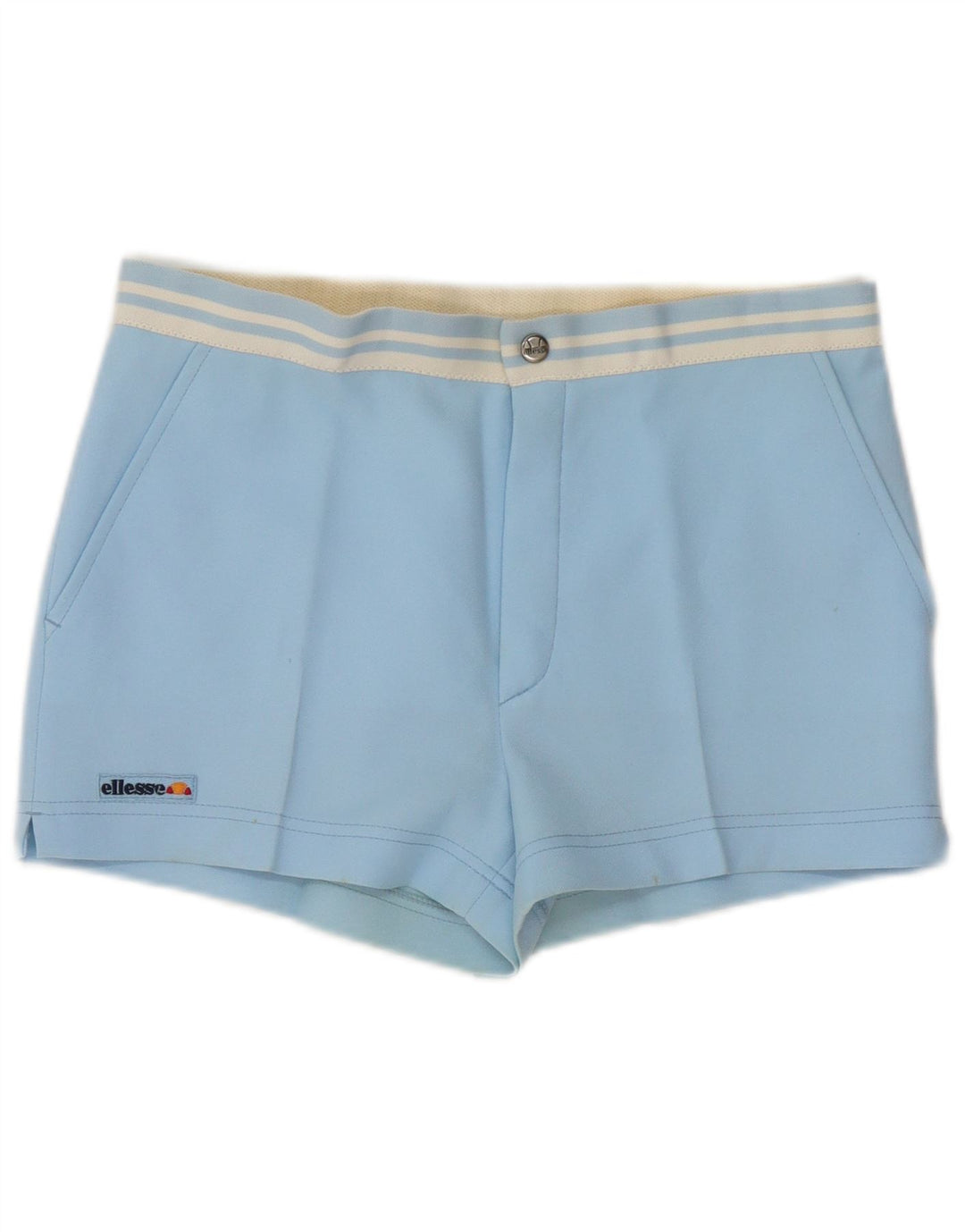 Męskie spodenki codzienne Ellesse IT 48 Medium W32 Niebieskie paski z poliestru