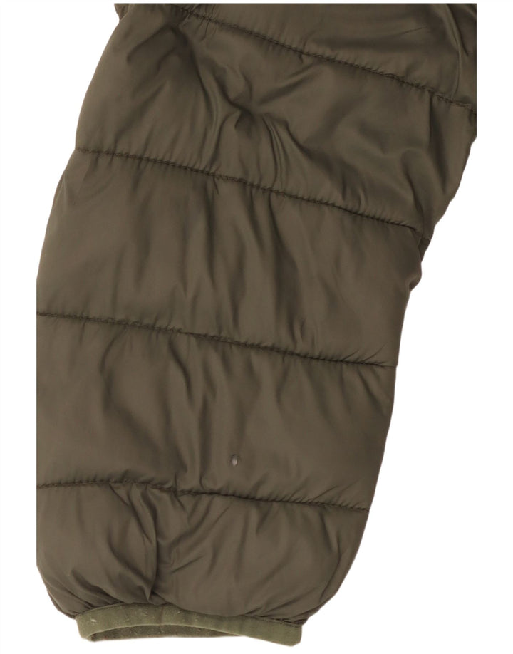 US Polo Assn. Męska dwustronna ocieplana kurtka z kapturem UK 38 Medium Khaki