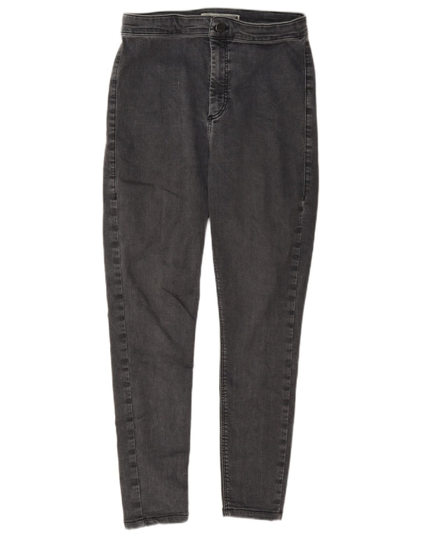 Damskie krótkie jeansy Topshop W32 L25 Szara bawełna