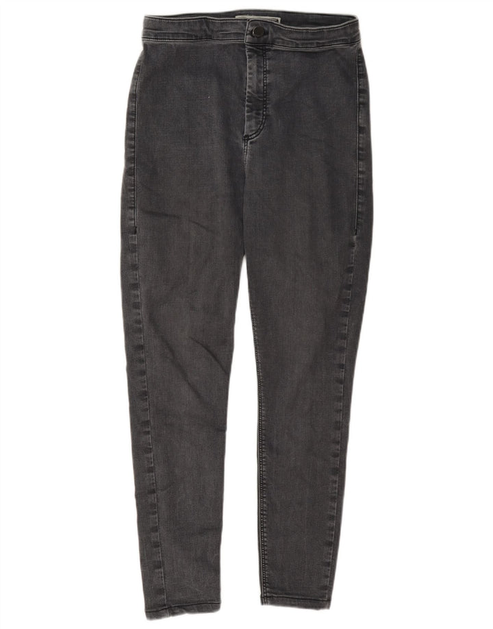 Damskie krótkie jeansy Topshop W32 L25 Szara bawełna