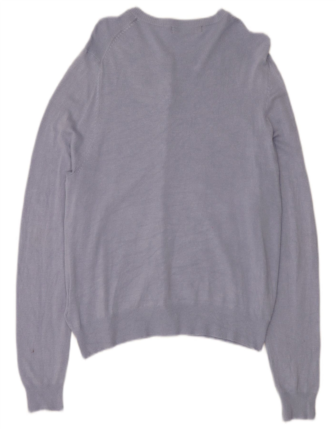 Marks & Spencer Damski sweter kardigan UK 14, duży, niebieski, wiskoza