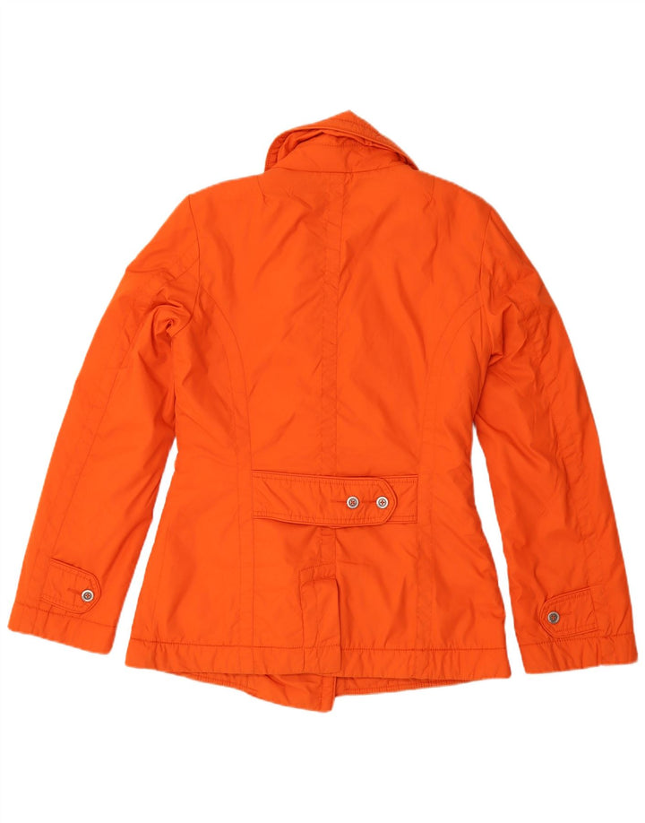 Damski płaszcz grochowy Tommy Hilfiger UK 14, średni pomarańczowy nylon