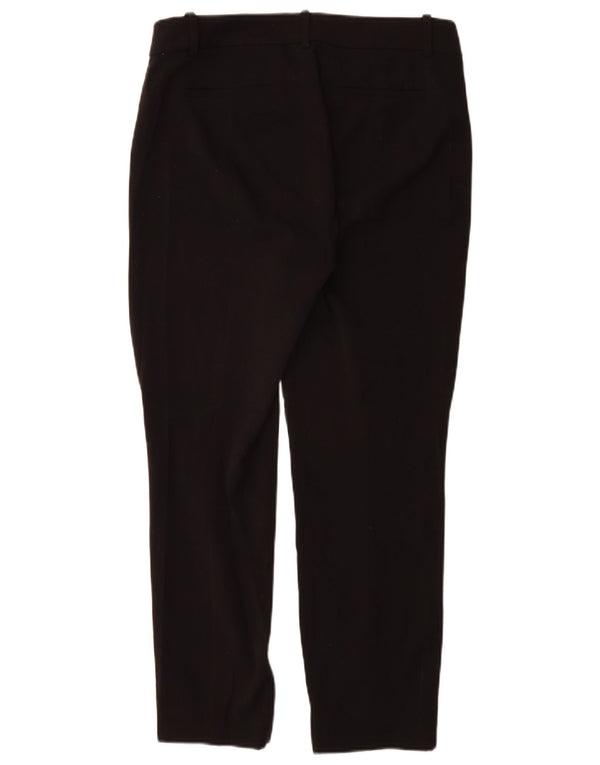 Damskie spodnie chino J. CREW US 8 Medium W28 L27 Czarny poliester