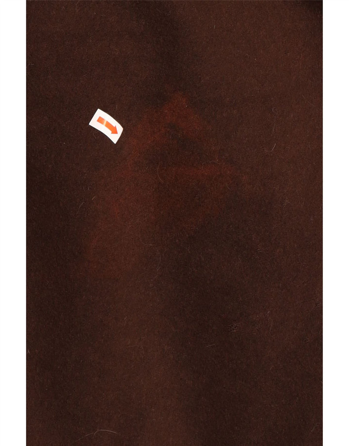 Damski płaszcz oversize Calvin Klein US 14 XL, brązowa wełna