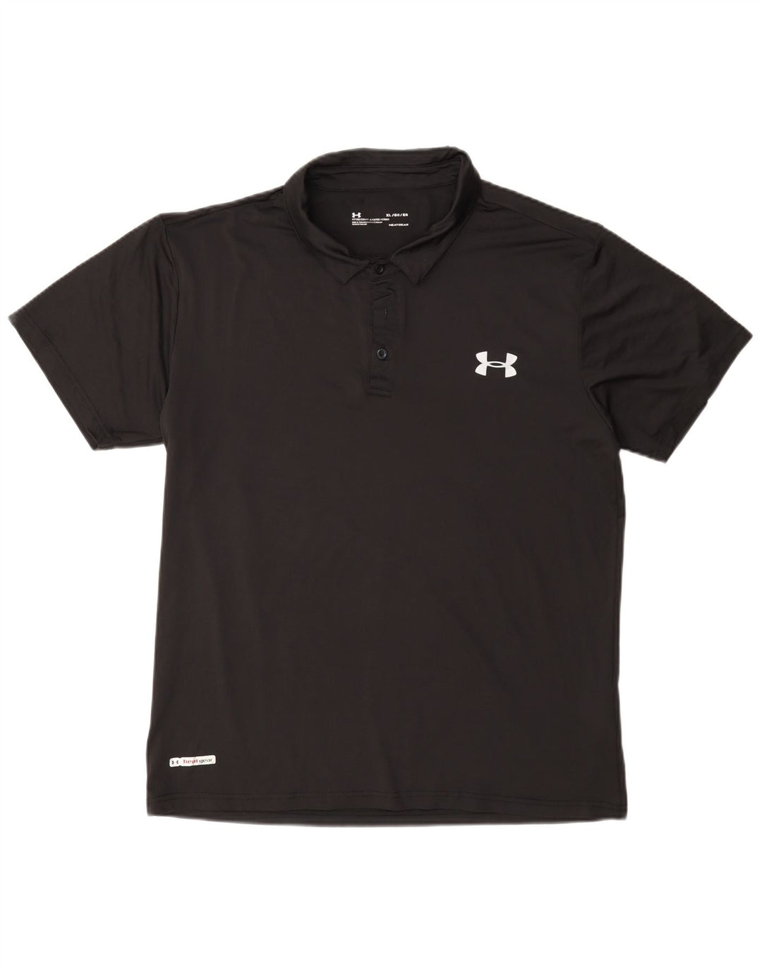 Męska koszulka polo Under Armour Heat Gear XL, czarna, poliestrowa