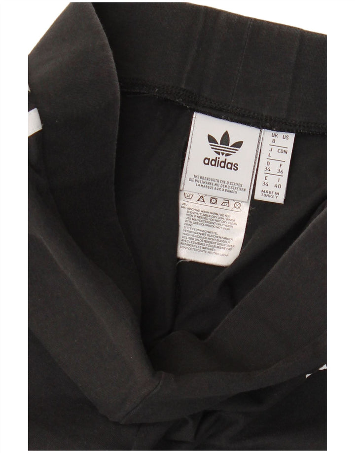 Legginsy Damskie Adidas UK 8 Małe Czarne Bawełniane