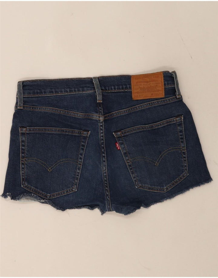 Damskie spodenki jeansowe Levi's 512 W32 Średnioniebieskie bawełniane