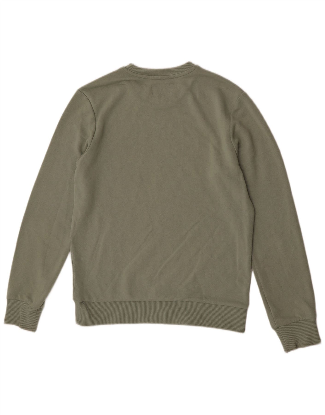 Męski sweter z grafiką Jack & Jones, mały, khaki, poliester