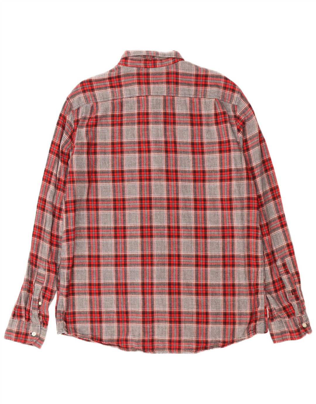 Męska koszula flanelowa Jack Wills o regularnym kroju XL, szara, bawełniana w kratkę