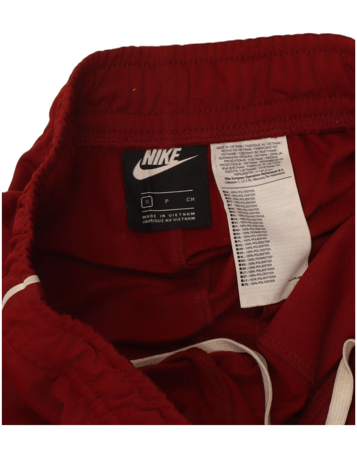 NIKE Mens Full Tracksuit Small Red Polyester Sports