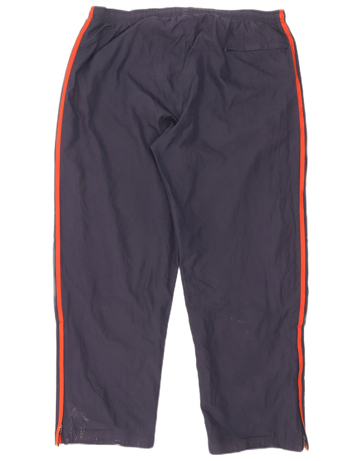 Męskie spodnie dresowe Adidas XL granatowe, poliestrowe