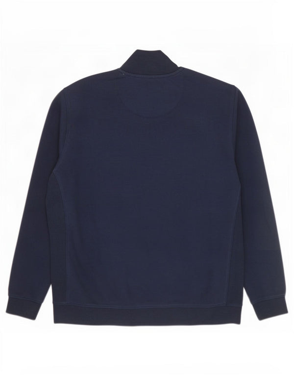 Męska bluza z zamkiem błyskawicznym Penguin 2XL, granatowa, bawełniana