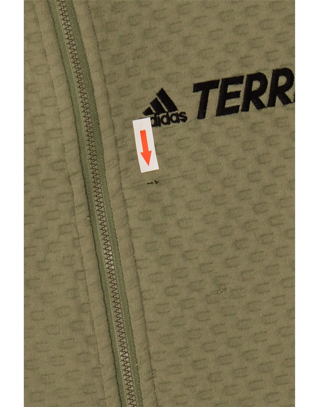Męska bluza dresowa Adidas z grafiką, średnia, khaki, poliester