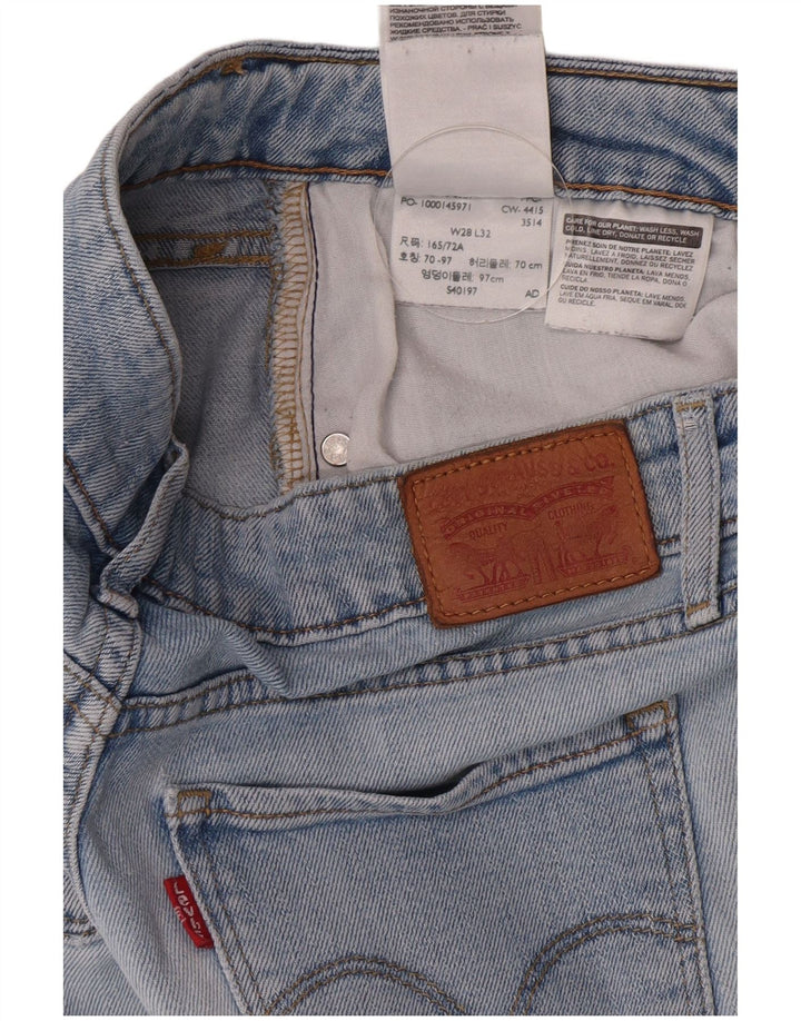 Damskie jeansy Bootcut LEVI'S 715 W28 L30 Niebieska bawełna